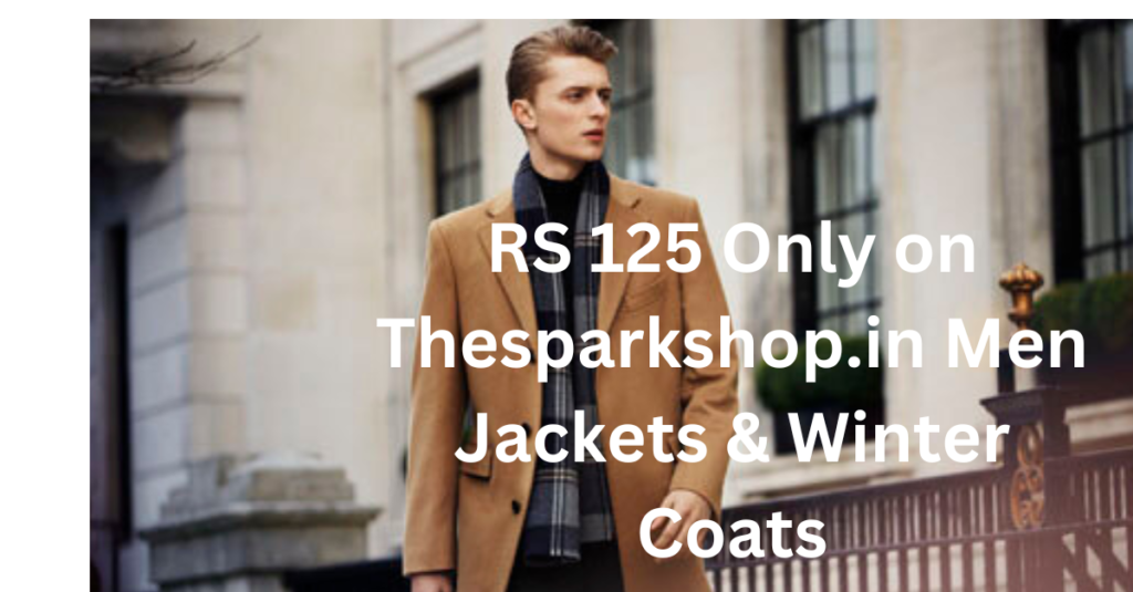 rs 125 only on thesparkshop.in men jackets & winter coats